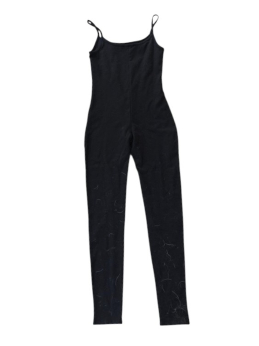 Forever 21 Black Slim Spaghetti-Strap Jumpsuit